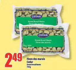 Bonanza Fèves des marais Cedar offer