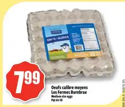 Bonanza Oeufs calibre moyens Les Fermes Burnbrae offer
