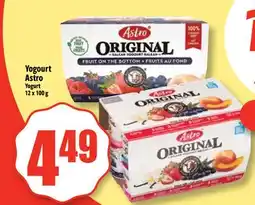 Bonanza Yogourt Astro offer