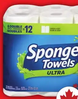 Food Basics Sponge Towels ULTRA PAPER TOWELS offer