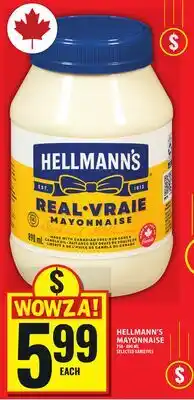 Food Basics HELLMANN'S MAYONNAISE offer