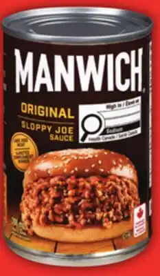 Food Basics HUNT'S MANWICH OR PASTA SAUCE offer