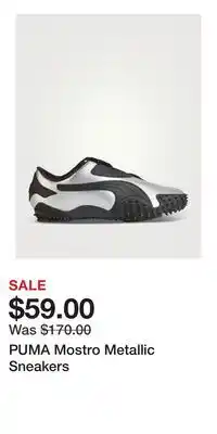 Holt Renfrew PUMA Mostro Metallic Sneakers offer