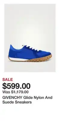 Holt Renfrew GIVENCHY Glide Nylon And Suede Sneakers offer