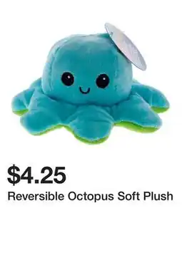 Dollarama Reversible Octopus Soft Plush offer
