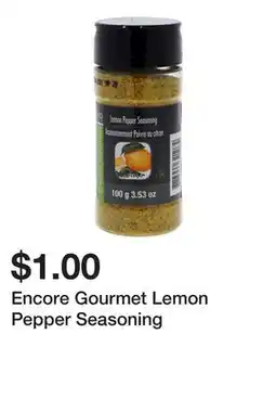 Dollarama Encore Gourmet Lemon Pepper Seasoning offer