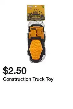 Dollarama Construction Truck Toy offer