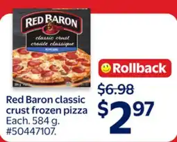 Walmart Red Baron Classic Crust Frozen Pizza offer