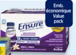 Walmart Ensure High Protein Or Plus Calories Nutritional Liquid offer