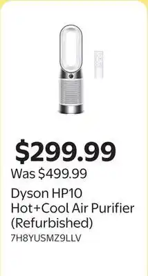 Walmart Dyson HP10 Hot+Cool Air Purifier (Refurbished) offer
