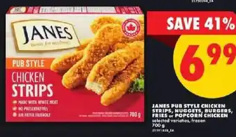 Janes pub style chicken strips