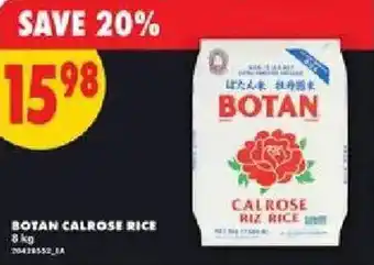 No Frills Botan calrose rice offer
