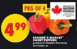 No Frills Farmer's market sweet peppers offer