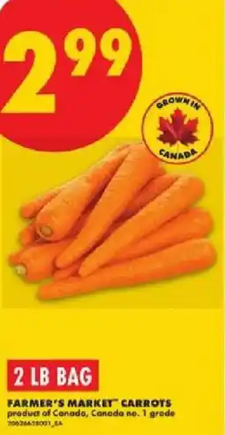 No Frills Farmer's market carrots offer