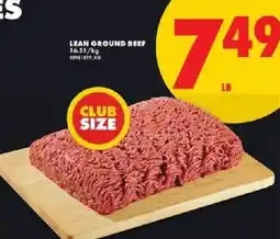 No Frills Lean ground beef offer