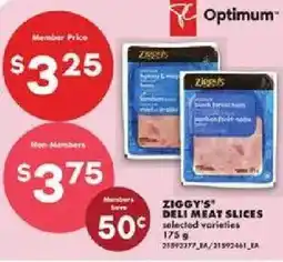 No Frills Ziggy's deli meat slices offer