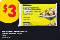 No Frills No name vegetables offer