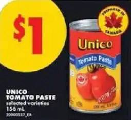 No Frills Unico tomato paste offer