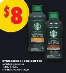 No Frills Starbucks iced coffee offer