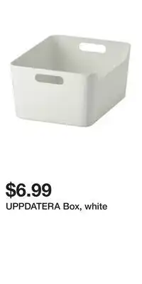 IKEA UPPDATERA Box, white offer