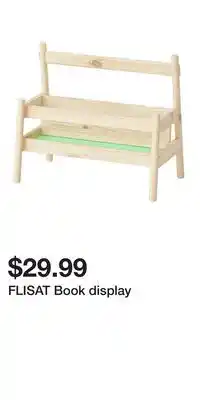 IKEA FLISAT Book display offer