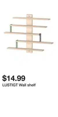 IKEA LUSTIGT Wall shelf offer