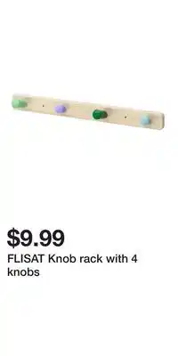 IKEA FLISAT Knob rack with 4 knobs offer