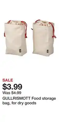 IKEA GULLRISMOTT Food storage bag, for dry goods offer