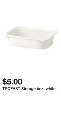 IKEA TROFAST Storage box, white offer