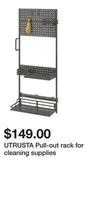 IKEA UTRUSTA Pull-out rack for cleaning supplies offer