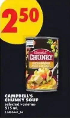 No Frills Campbell's chunky soup offer