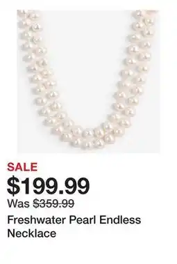 TSC Stores Freshwater Pearl Endless Necklace offer