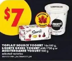 No Frills Yoplait source yogurt offer