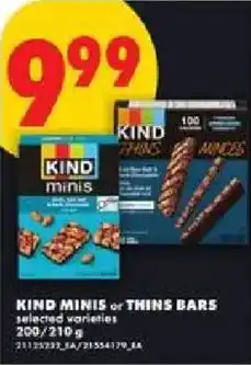 No Frills Kind minis or thins bars offer