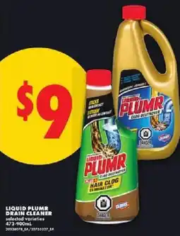 No Frills Liquid plumr drain cleaner offer
