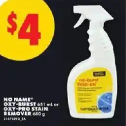 No Frills No name oxy-burst offer