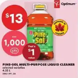 No Frills Pine-sol multi-purpose liquid cleaner offer
