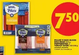 No Frills PILLER'S DUO SLICED DELI MEAT offer