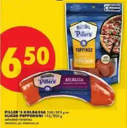 No Frills Piller's kolbassa offer