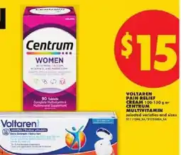 No Frills Voltaren pain relief cream offer