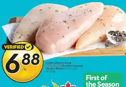 Safeway COMPLIMENTS Fresh AIR-CHILLED Boneless Skinless Chicken Breasts offer