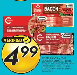 Safeway Compliments or the canadian butcher bacon offer