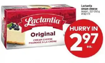 Giant Tiger Lactantia cream cheese offer