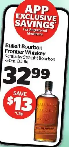 Calgary Co-op Bulleit Bourbon Frontier Whiskey offer