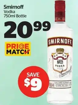 Calgary Co-op Smirnoff Vodka offer