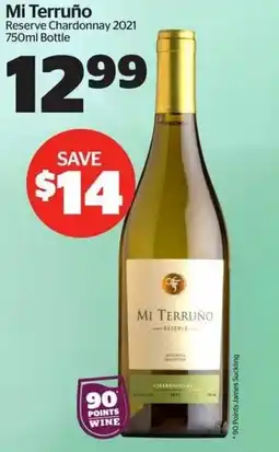 Calgary Co-op Mi Terruño Reserve Chardonnay 2021 offer