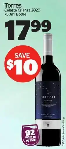 Calgary Co-op Torres Celeste Crianza 2020 offer