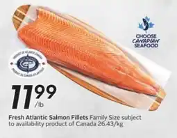 Sobeys Fresh Atlantic Salmon Fillets offer