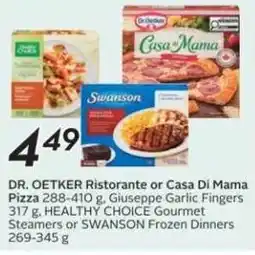 Sobeys DR. OETKER Ristorante or Casa Di Mama Pizza offer