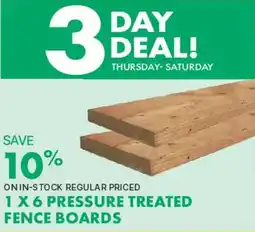Kent Pressure Treated Fence Boards offer